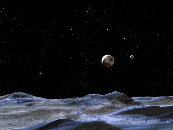 Dwarf Planet Pluto from Hydra